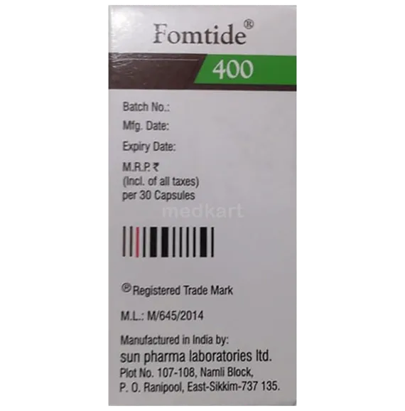 fomtide 400mcg octacap 30's